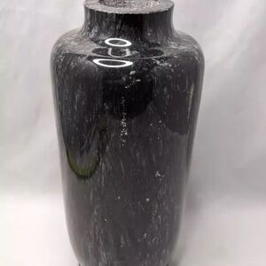 Elegant Black Marble Vase